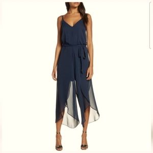 VINCE CAMUTO Navy Blue Jumpsuit